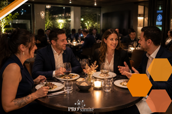 Dîner d'affaires PRO'ximité